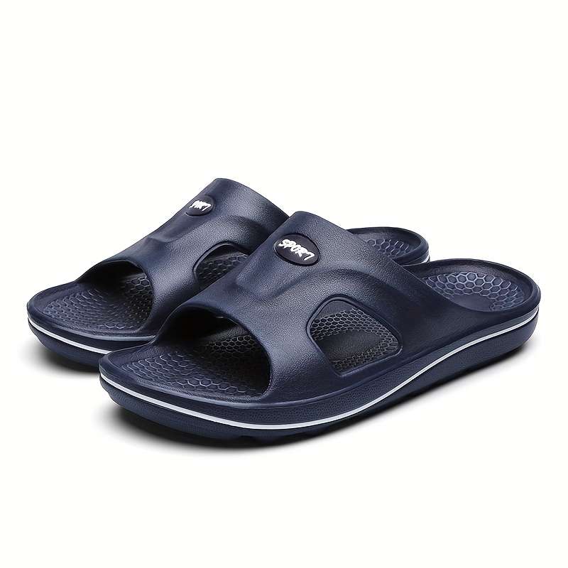 Men Slippers Summer Style Grey Size Uk 7