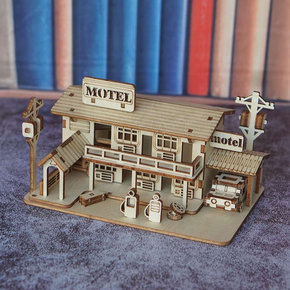 Building Toy Architectural Model Toy Set Items Motel Model
