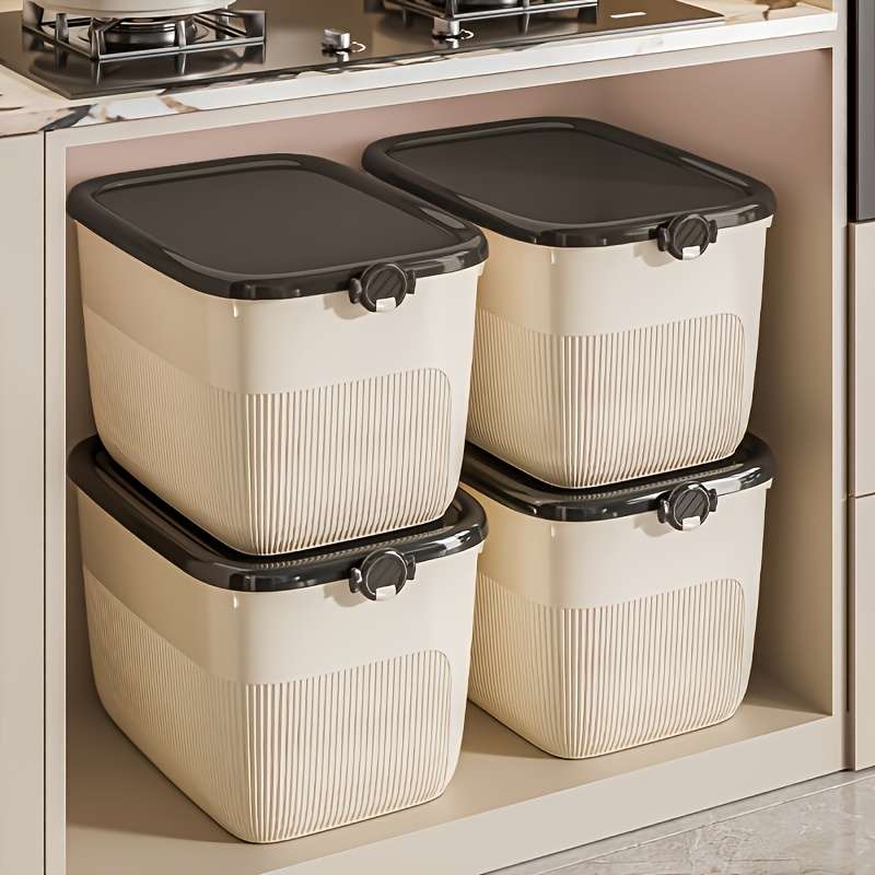 Antibacterial Box 3Pcs Medium Lidtype Rotating Buckle