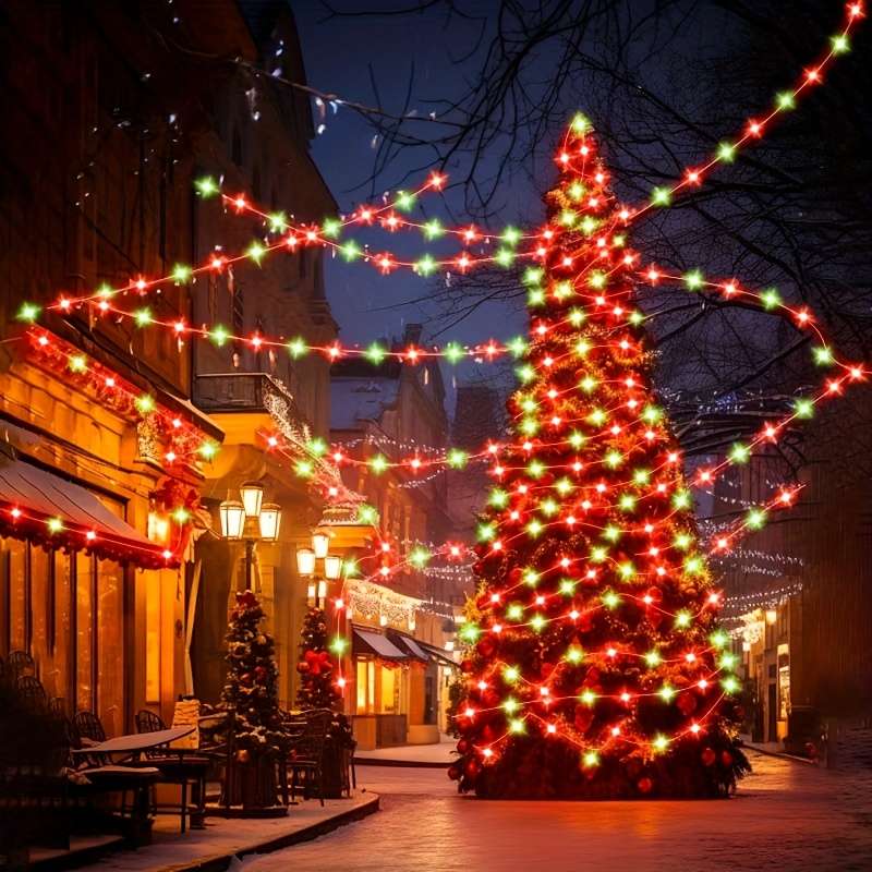 String Lights Color Red Green Size7M 22Ft 50Led