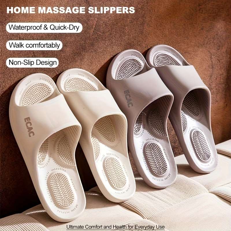 Men Slippers Summer Style Camel Size Uk 6.5 To 7