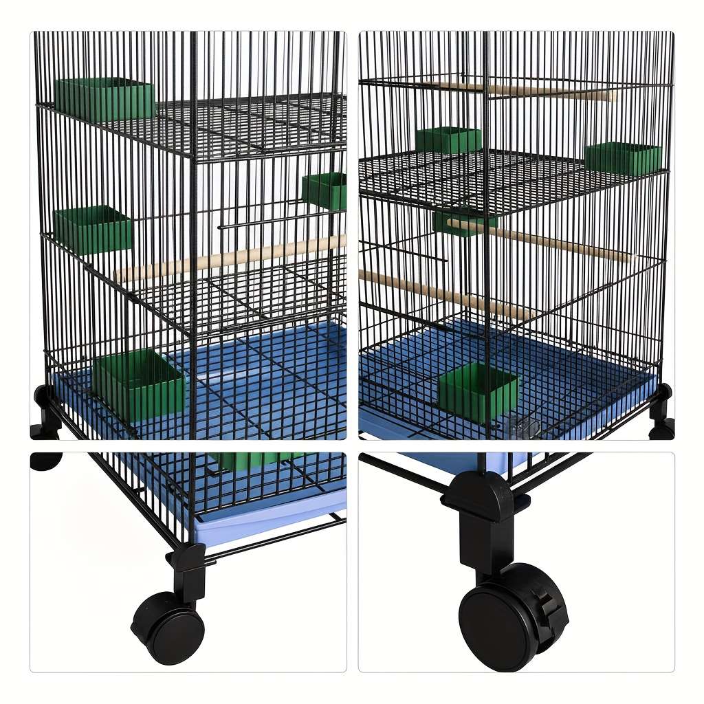 Birdcage Model Black 60*42*32Cm 6Pcs