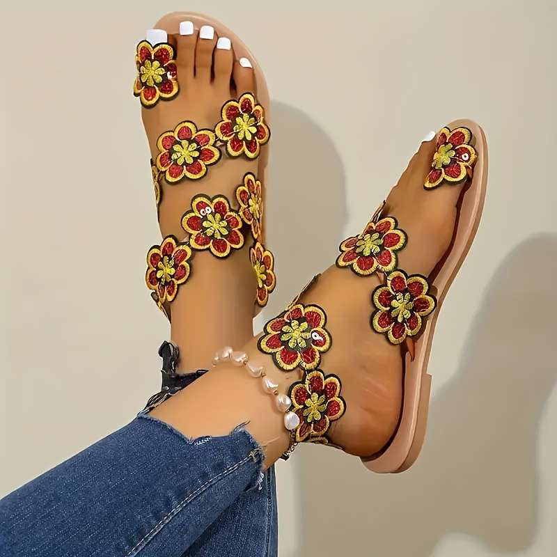 Sandals Color Red Sizeuk 7.5