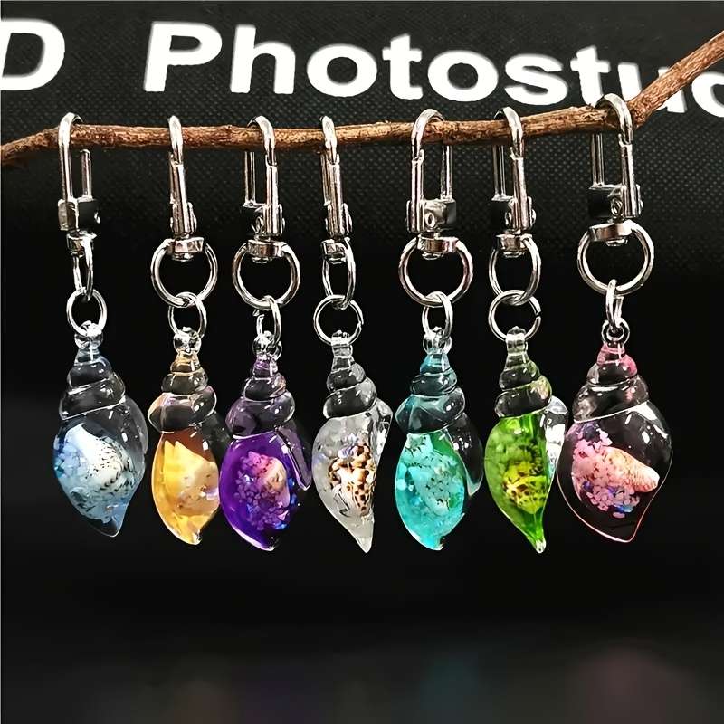 Keychain Ornament Color Polychrome Style7 Piece Set