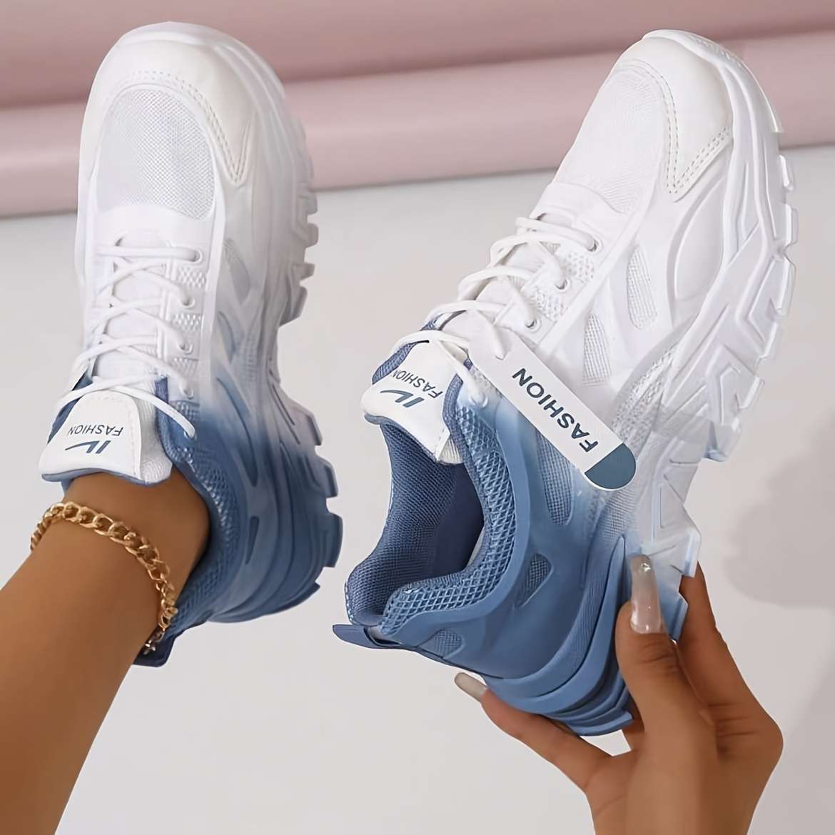 Women S Sneakers Color Pink Color Sizeuk 3.5