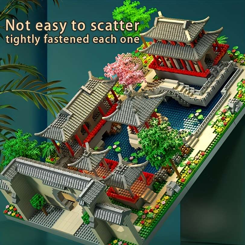 Building Toy Architectural Model Toy Set Quantity 1428Pcs