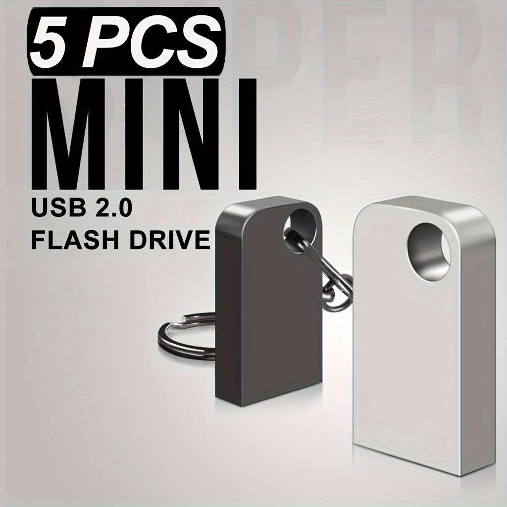 Usb Flash Drive Color Black Capacity 2Gb 5Pcs