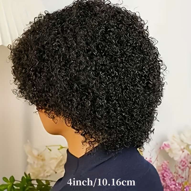 Golden Womens Wigs Hair Length 10.16Cm