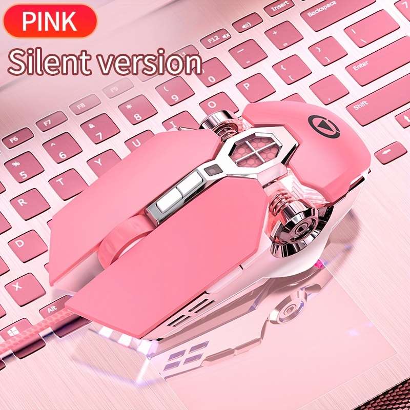 Mouse Color Pink    Button Mute