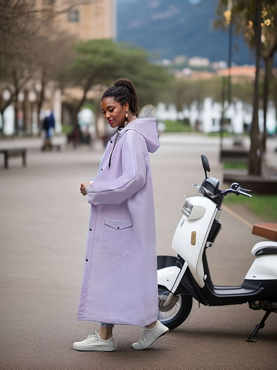 Raincoat Violet Size M