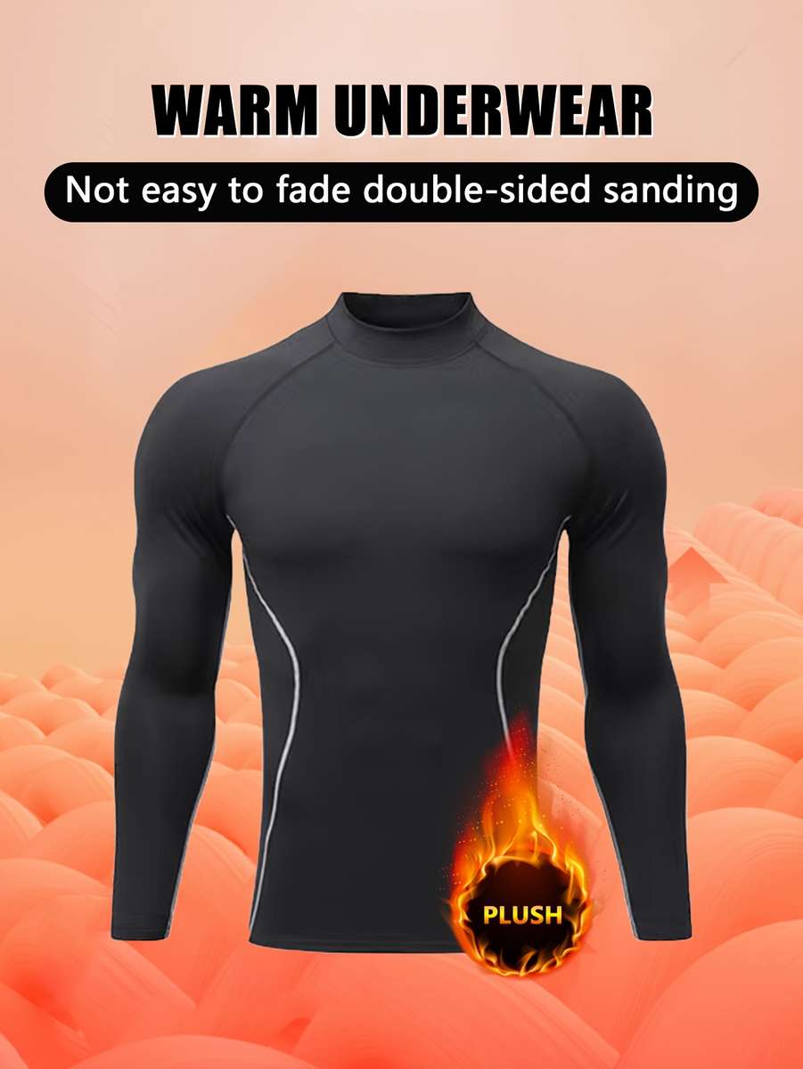 Thermal Underwear Color Black Sizexxl