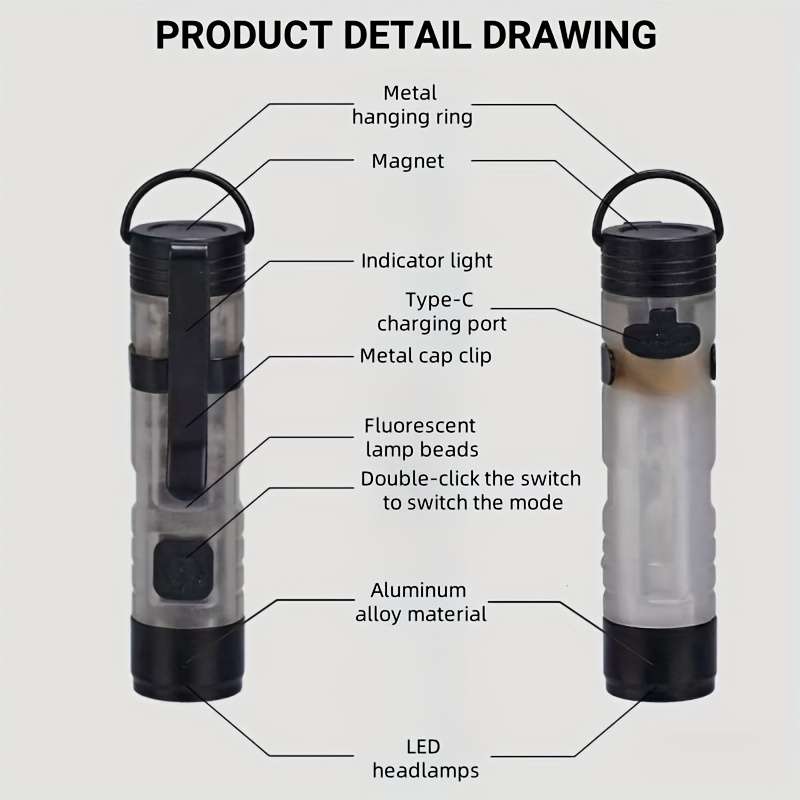 Flashlight Color White2Pcs