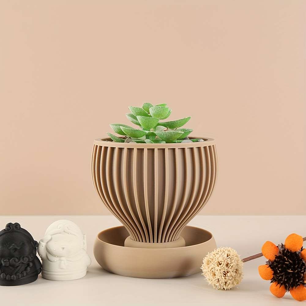 Flowerpot Color Light Brown-1
