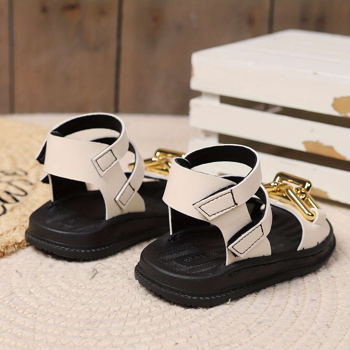 Sandals Color White Sizeuk 7.5 Toddler