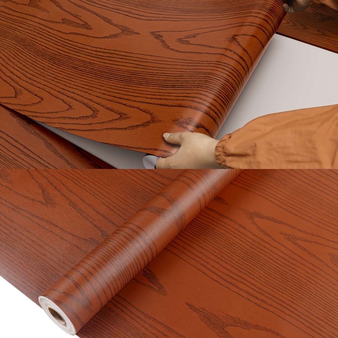 Self Adhesive Floor Stickers White Oak 39.99*100Cm