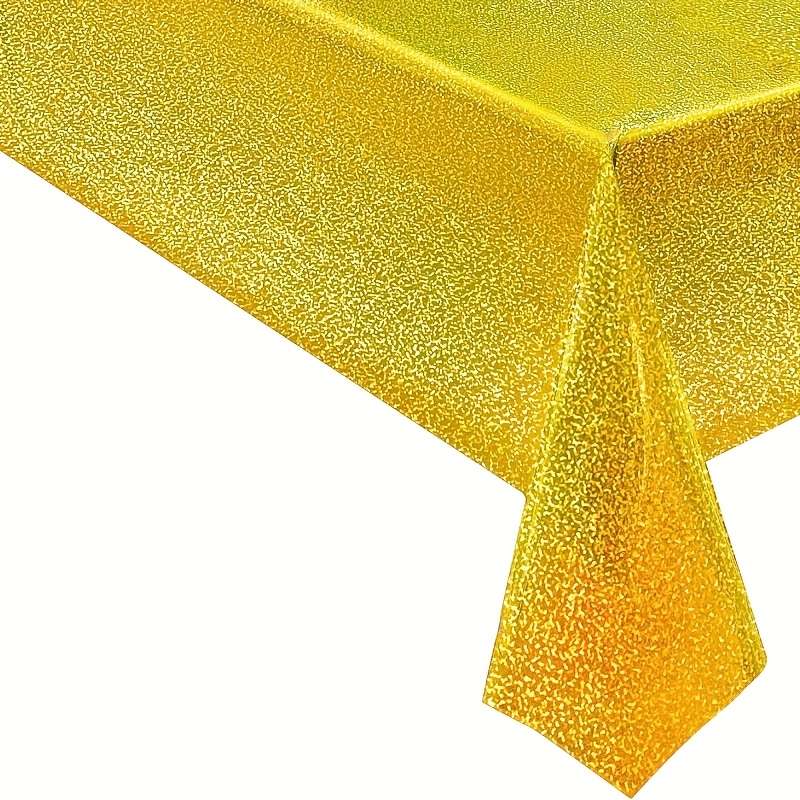 Christmas Tablecloth Color Golden Quantity 1Pc