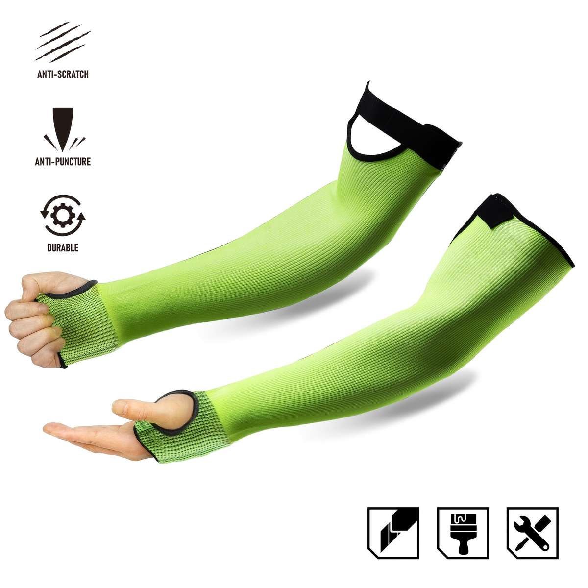 Sunscreen Sleeves Color Black2Pcs Size One Size
