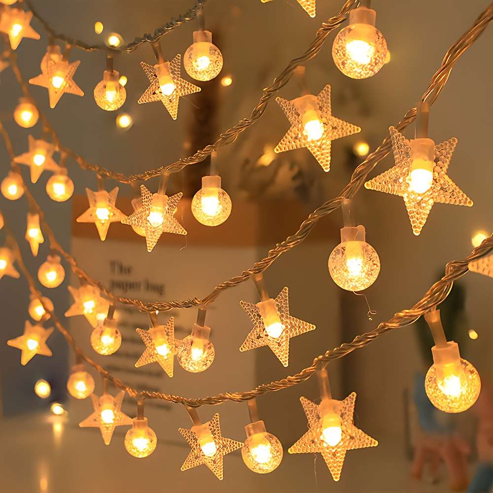 Christmas Lights Warm White Size 6M 19.68Ft.40Led