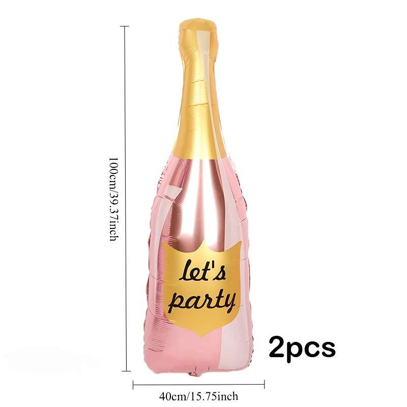 Balloon Items 2Pcs Pink Wine