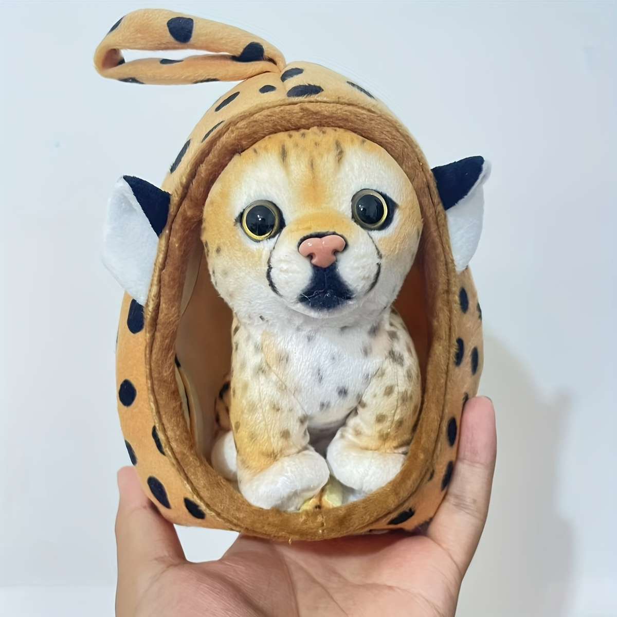 Plush Toys Color Yellow Leopard Nest  Add    Yellow Leopard Size 22.86Cm