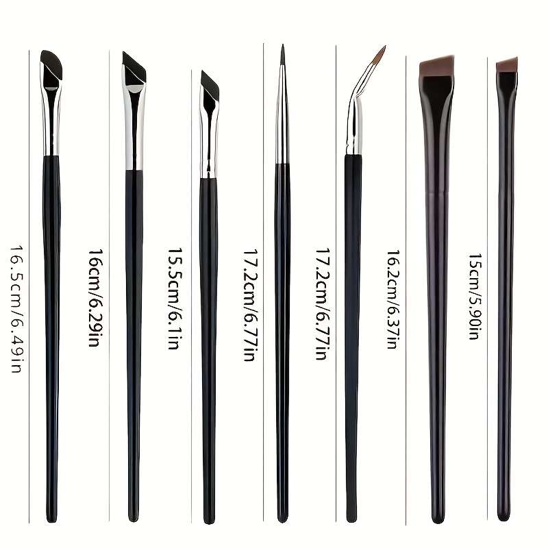 Makeup Brush Set Style 7 Pieces In Total Right Angle