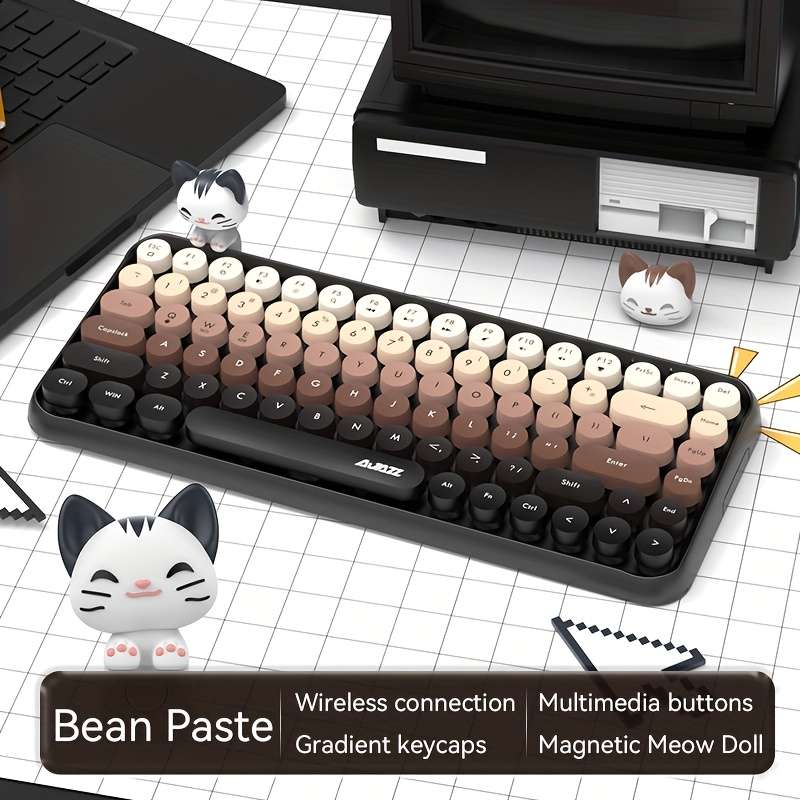 Keyboard Color 308I Milk Gray Meow