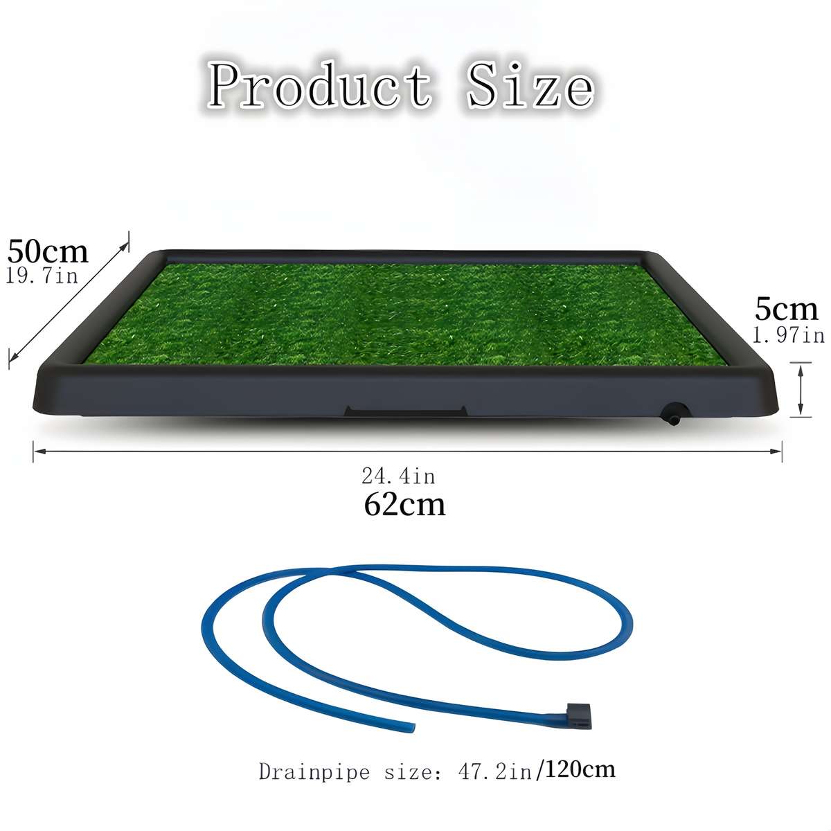 Pet supplies size 61.98cmx 50.04cm