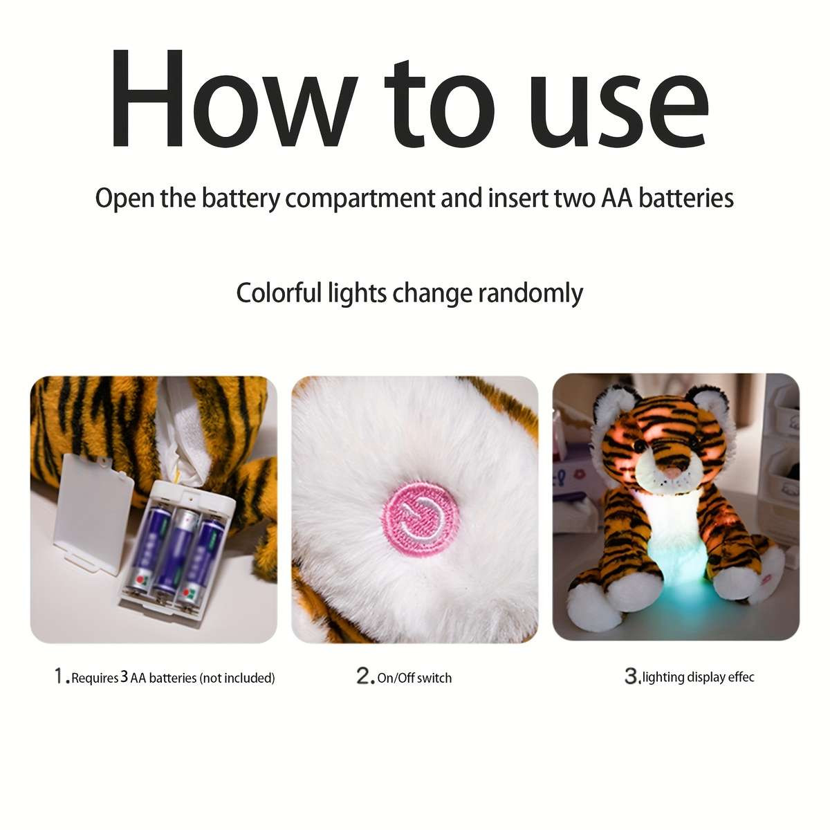 Plush Toys Color White