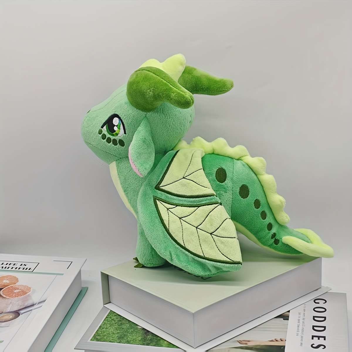Plush Toyss Style Grass Color Dragon