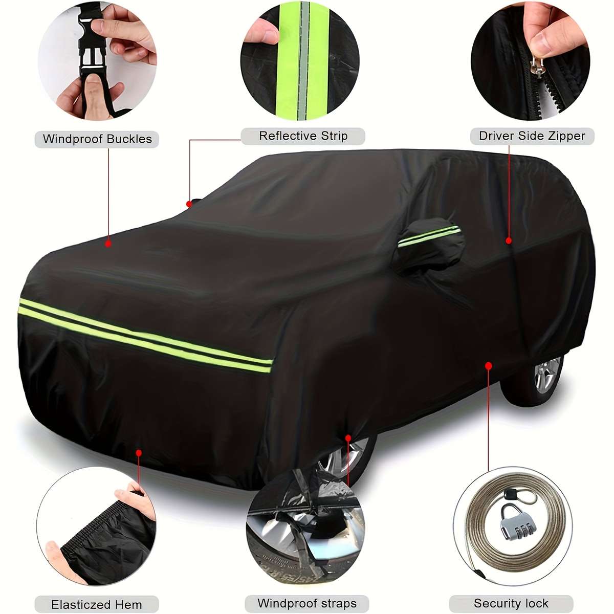 Car Cover Color Black