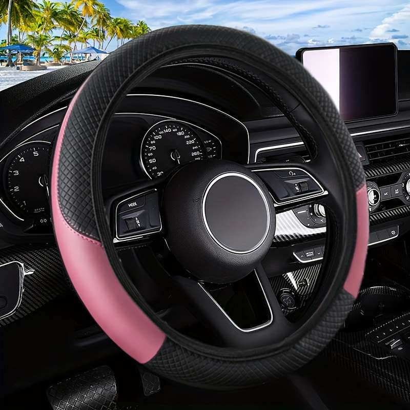 Car Steering Wheel Cover Grey