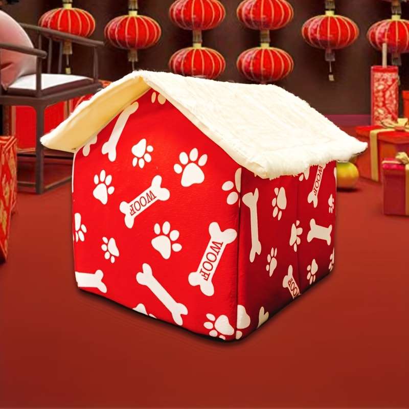 Pet supplies color Red size S  30X30X32cm