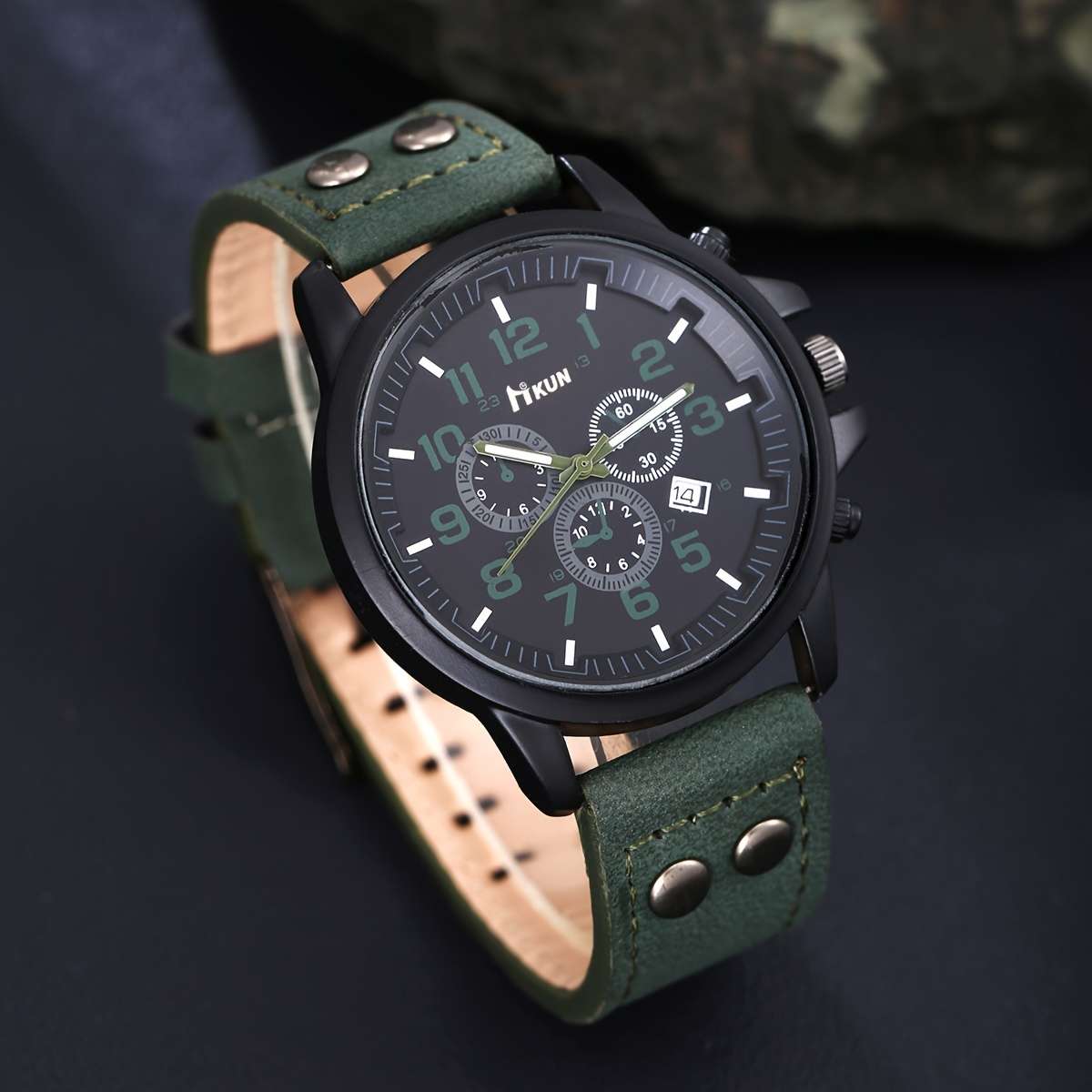 3Pcs Stylish Men Quartz Watch Set From The Business Casual Academy