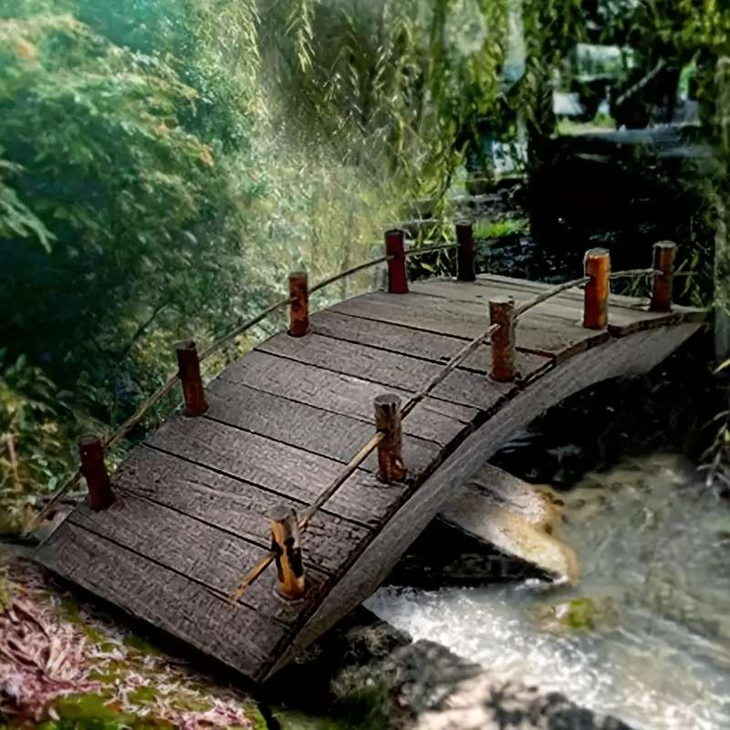 Wooden Beauty Group Without Supply Small Arch Room Miniature For Model Home