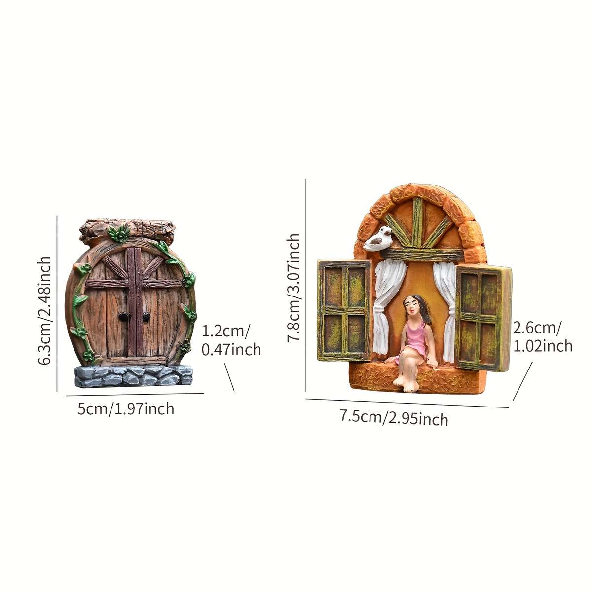 Enchanted Fairy Tale Window Door Vintage