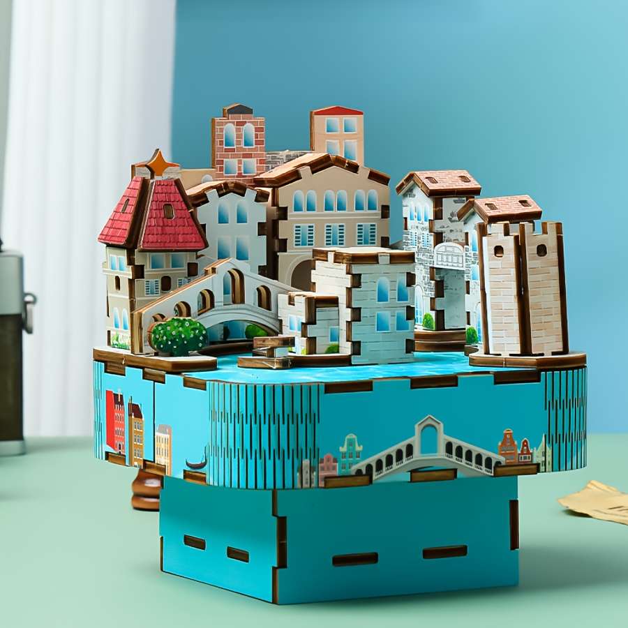 Building Toy Architectural Model Toy Set Model Paris A