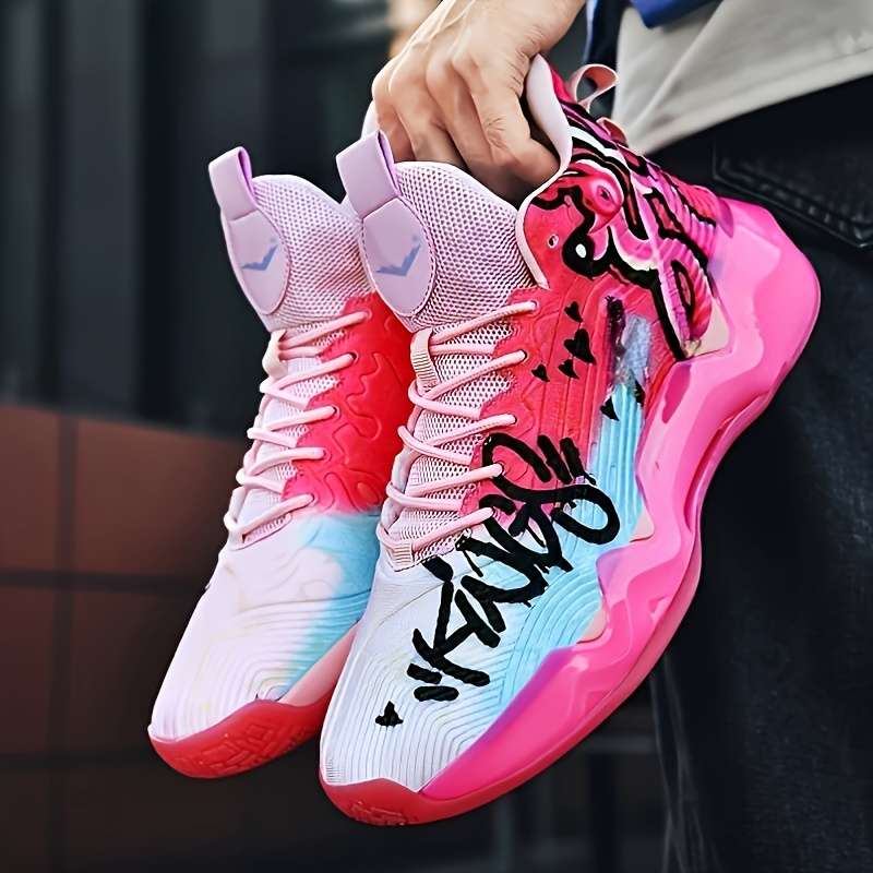 Basketball Shoes Color Rose Red Sizeuk 8