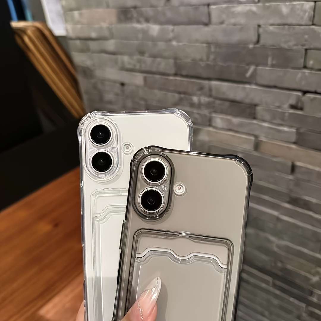 1Pc Transparent For iPhone 13 Phone Case Phone Cover