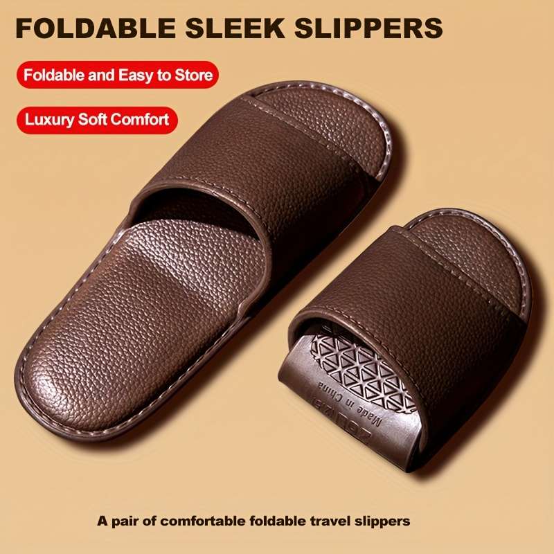 Men Slippers Summer Style Light Coffee Size Uk 8.5 To 9