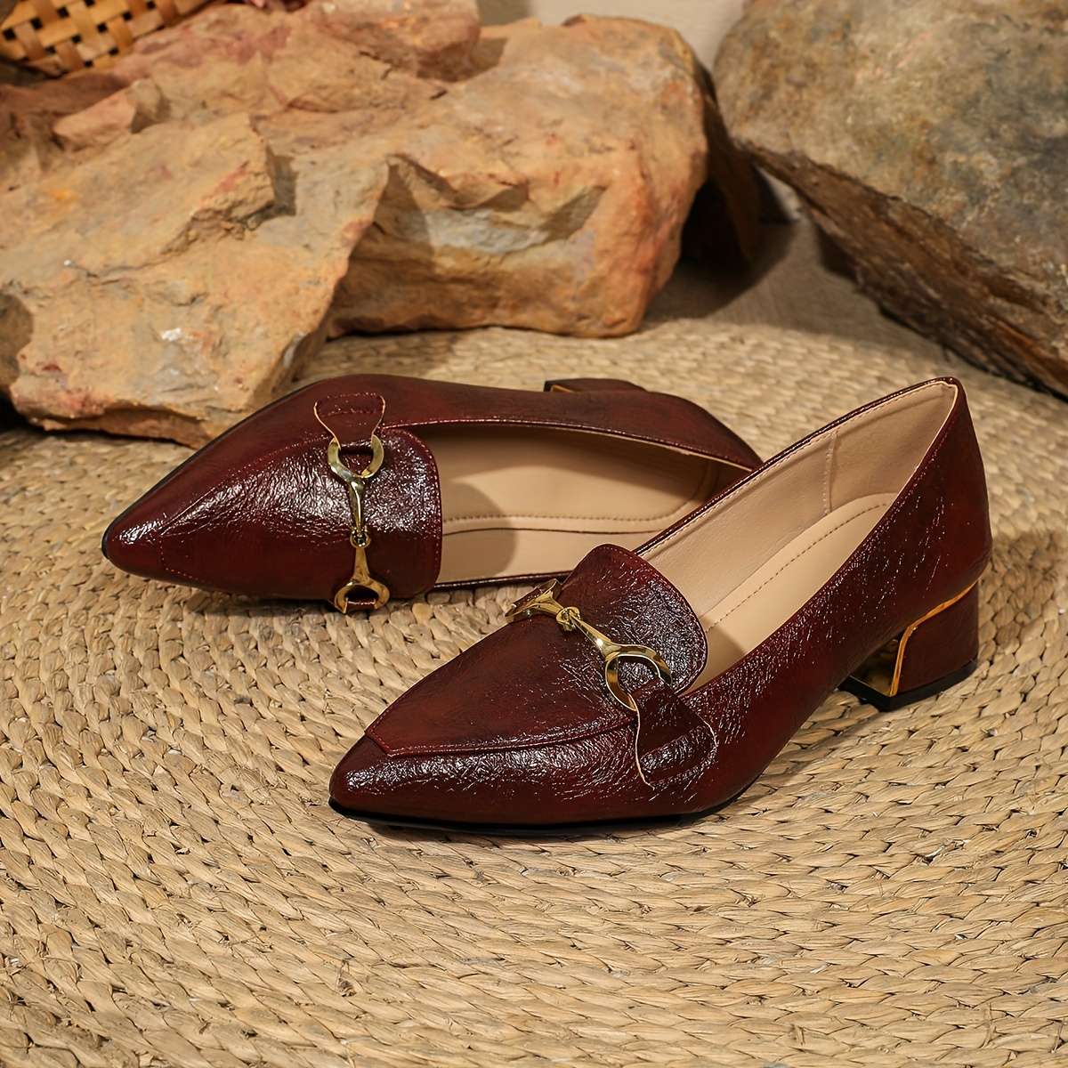 Women S High Heels Color Burgundy Sizeuk 3