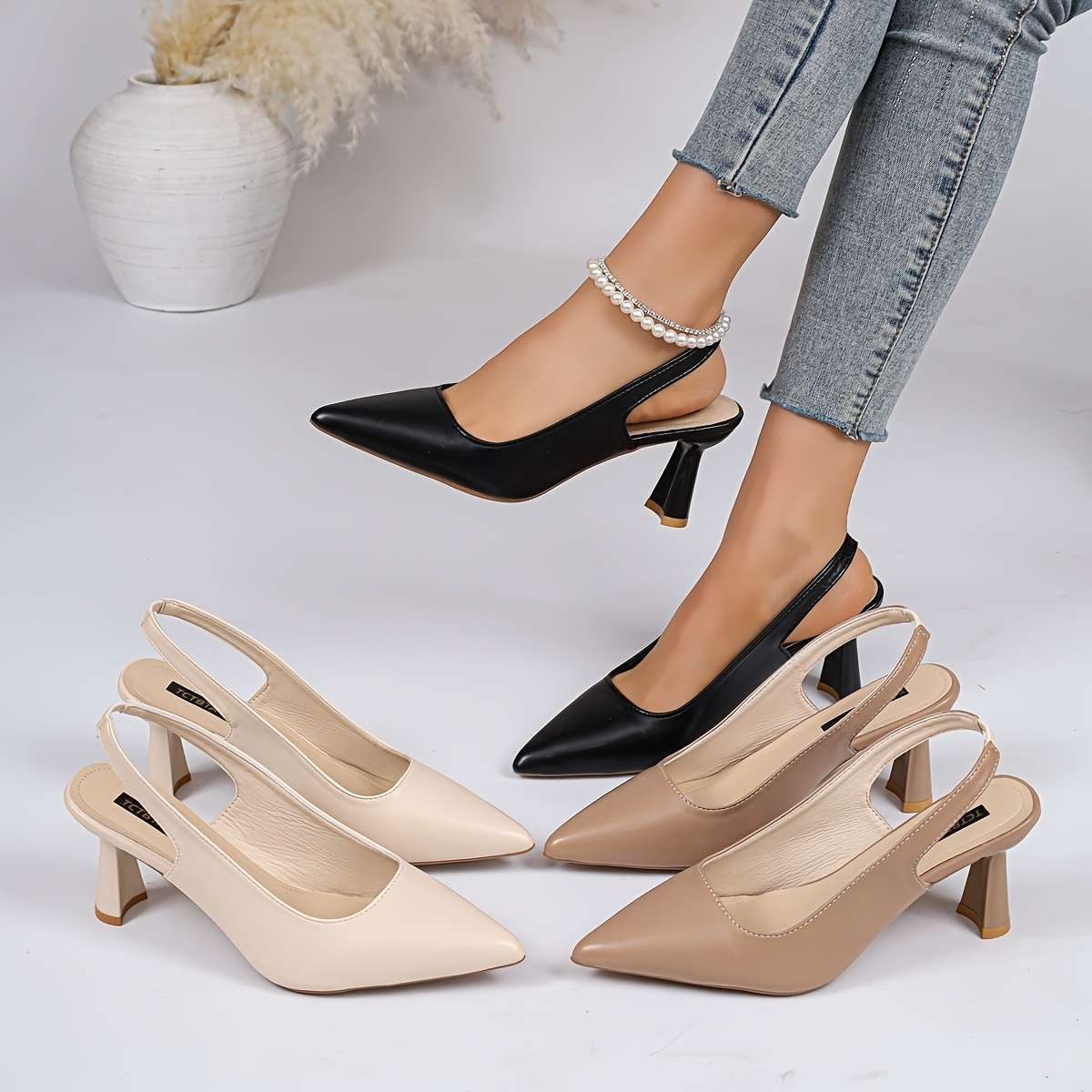 Women S High Heels Color White Sizeuk 3