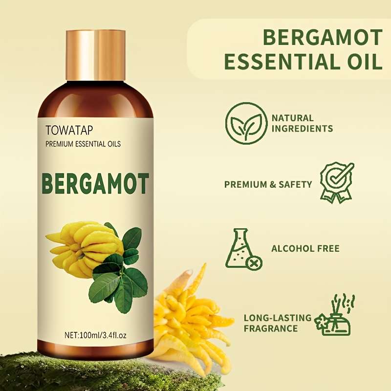 Towatap Bergamot Essential Oil 30ml 10ml 100 Pure Citrus Scent Long Lasting