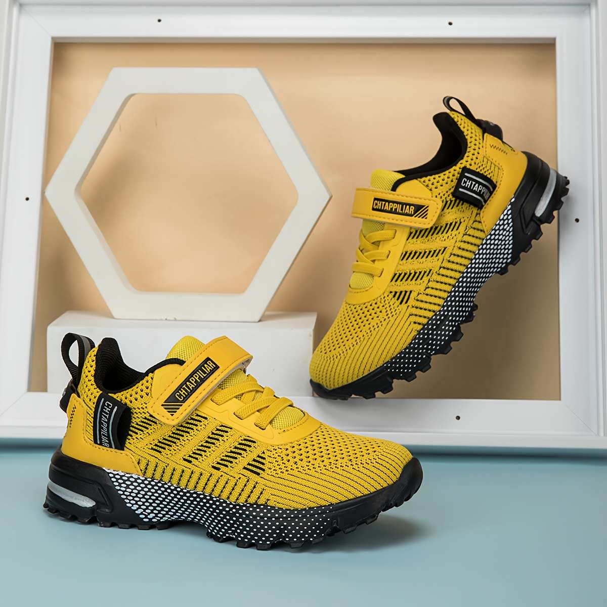 Basketball Shoes Color Yellow Sizeuk 6 Big Kid