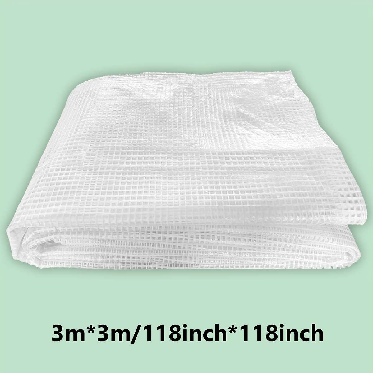 Transparent Rainproof Fabric Color White Size3M*3M