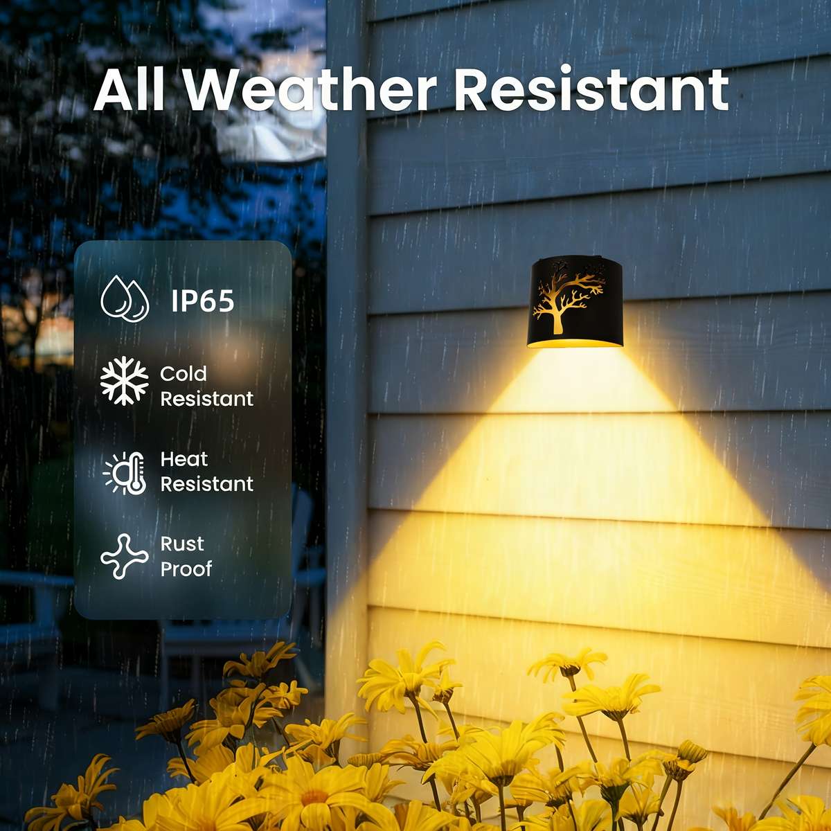 Solar Emergency Lights Model New Model Hillside Tree Shadow Lamp