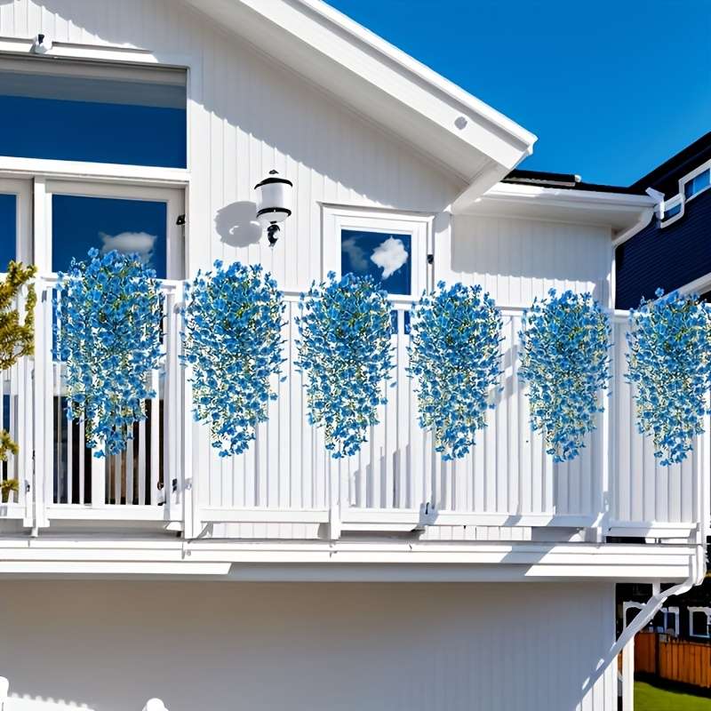Simulated Flower Color Blue Quantity2Pcs