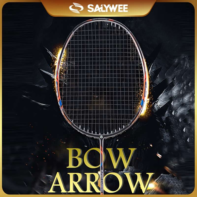 Badminton Racket Color Red 2Pcsfree Bag