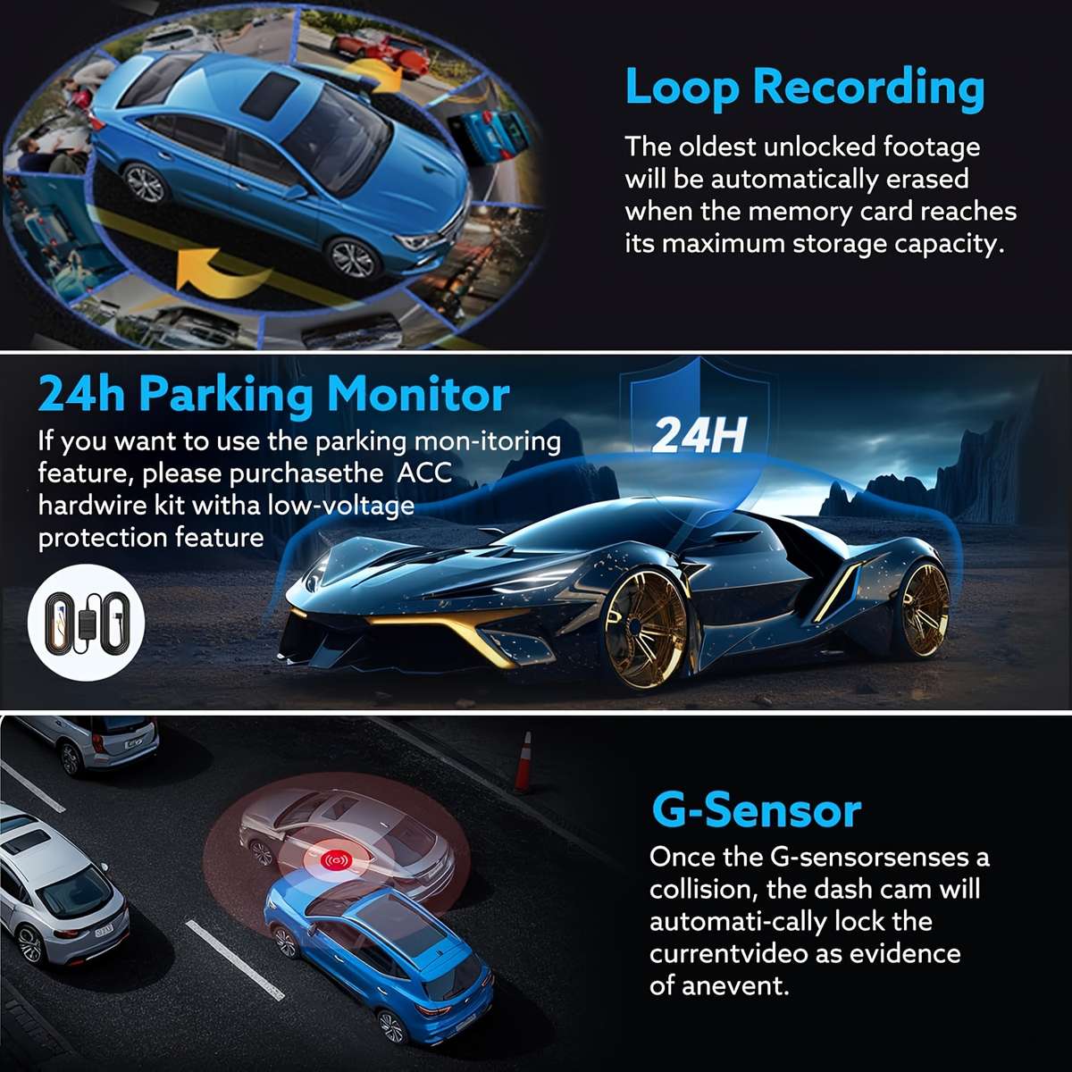 Dashcam Model 4 Cameras