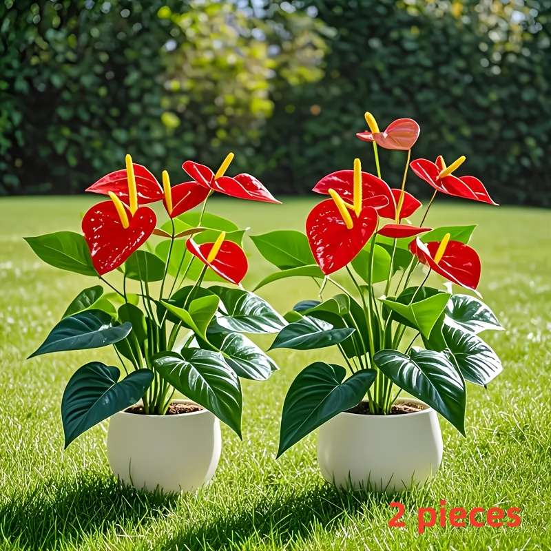 Simulated Flower Color 2 Pieces
