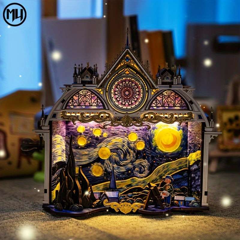 Building Toy Architectural Model Toy Set Items Starry Night